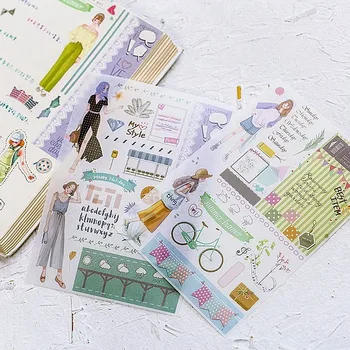 5PCS New Summer Wind Children Stationery Stickers For DIY Albums Scrapbooking Diary Decoration Cartoon Depicting 
5PCS New Summer Wind Children Stationery Stickers For DIY Albums Scrapbooking Diary Decoration Cartoon Depicting