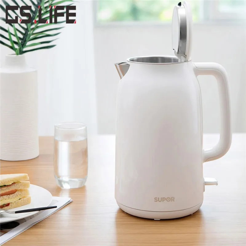 

1.7L Electric Water Kettle 1500W Large Power Fast Boiling Water Heating Pot 220V Household Water Boiler