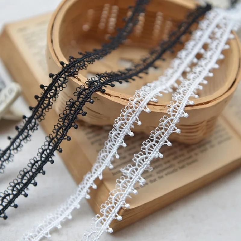 Hot sale refined water soluble embroidery lace and pure and fresh Lace necklace lace accessories 1.3 cm white black
Hot sale refined water soluble embroidery lace and pure and fresh Lace necklace lace accessories 1.3 cm white black