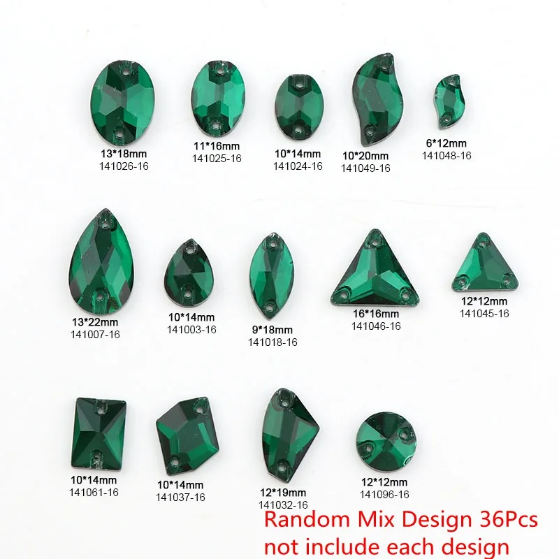 Green 36Pieces Mix Shape Mix Size Sew On Rhinestones Flatback Glass Stone For DIY Dress Garment Decoration Accessories
Green 36Pieces Mix Shape Mix Size Sew On Rhinestones Flatback Glass Stone For DIY Dress Garment Decoration Accessories