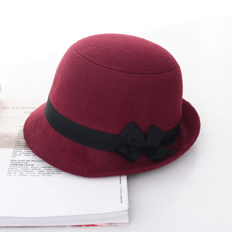 9colors Elegant Women Fedora Hats Wool Felt With Bowknot Belt Imitation Wool Sweet Caps High Quality Autumn Winter Hats LQJ01058
9colors Elegant Women Fedora Hats Wool Felt With Bowknot Belt Imitation Wool Sweet Caps High Quality Autumn Winter Hats LQJ01058