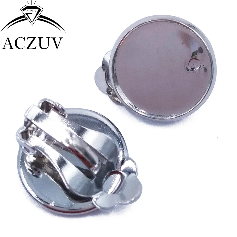 Rhodium Plated 200pcs 10mm 12mm 14mm 16mm 18mm Cabochon Setting Earring Clip Findings Bezel Earring Blank Earring Base ECS006
Rhodium Plated 200pcs 10mm 12mm 14mm 16mm 18mm Cabochon Setting Earring Clip Findings Bezel Earring Blank Earring Base ECS006