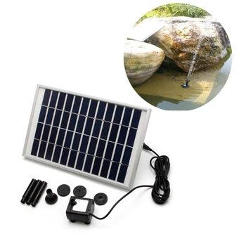 12V/5W Solar Fountain Garden Water Pump For Landscape Pool Maximum Flow 380L/h Garden Decor Submersible
12V/5W Solar Fountain Garden Water Pump For Landscape Pool Maximum Flow 380L/h Garden Decor Submersible