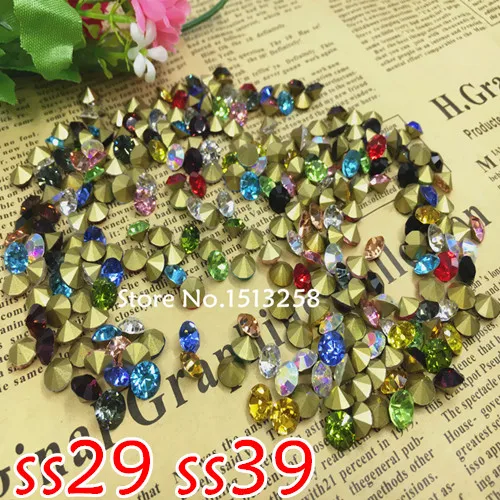 MIX Colors SS29 SS39 Glass Chatons Point Back Crystal Fancy Stones 39ss 29ss 45ss Mixed Colors
MIX Colors SS29 SS39 Glass Chatons Point Back Crystal Fancy Stones 39ss 29ss 45ss Mixed Colors