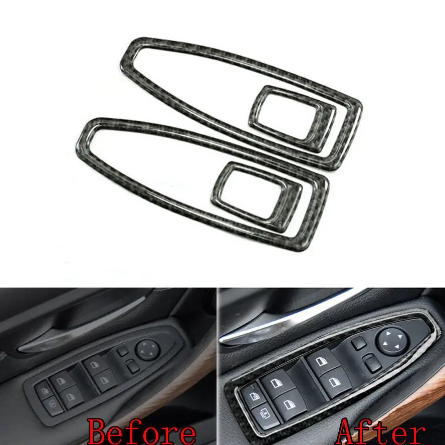 BBQ@FUKA Carbon Fiber Car Interior Window Lift Switch Panel Button Cover For bmw 3 Series F30 2013 2014 2015 Accessories
BBQ@FUKA Carbon Fiber Car Interior Window Lift Switch Panel Button Cover For bmw 3 Series F30 2013 2014 2015 Accessories