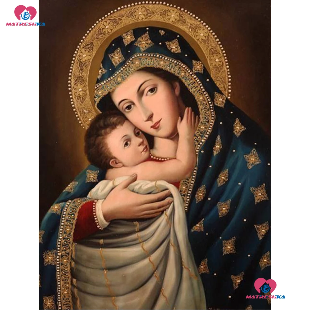 Diamond Painting Religion accessories Diamond Embroidery Icon DIY 5D Mary and Jesus Needle Rhinestone Pasted Full Square Round
Diamond Painting Religion accessories Diamond Embroidery Icon DIY 5D Mary and Jesus Needle Rhinestone Pasted Full Square Round