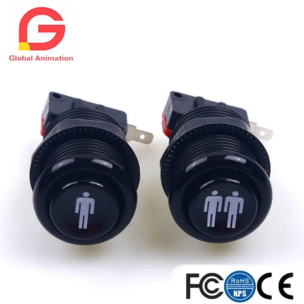 Happ Style 1/ 2 Player Start & Home Push Buttons With Micro Switch For Arcade Machine Games Mame Jamma Parts
Happ Style 1/ 2 Player Start & Home Push Buttons With Micro Switch For Arcade Machine Games Mame Jamma Parts