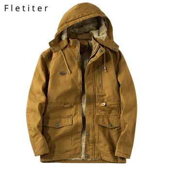 Fletiter Winter Jacket Men Casual Thicken Warm Cotton-Padded Jackets Men's Hooded Windbreaker Overcoat Parka Plus size 4XL Coat
Fletiter Winter Jacket Men Casual Thicken Warm Cotton-Padded Jackets Men's Hooded Windbreaker Overcoat Parka Plus size 4XL Coat