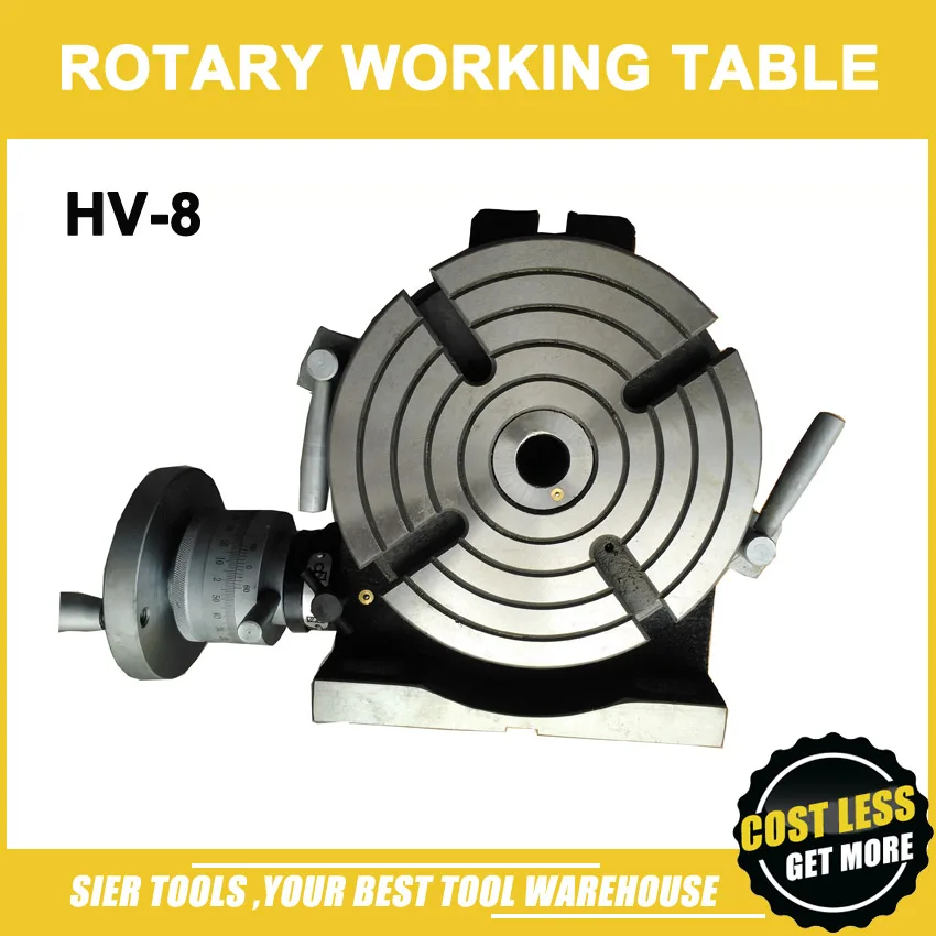HV-8 вертикальный и горизонтальный роторный рабочий стол/200 мм Dia Mill & Drill Machine