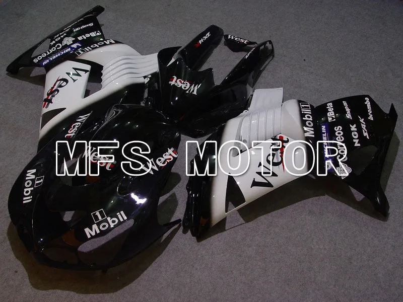 For Kawasaki NINJA ZX14R 2006 2007 2008 2009 2010 2011 06 07 08 09 10 11 Injection ABS Fairing Kits - West - Black/White
For Kawasaki NINJA ZX14R 2006 2007 2008 2009 2010 2011 06 07 08 09 10 11 Injection ABS Fairing Kits - West - Black/White