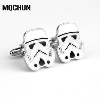 MOCHUN Movie Star Wars Empire Stormtrooper Head Enamel Cufflinks For Mens Brand Cuff Buttons Cuff Links Gifts-40
MOCHUN Movie Star Wars Empire Stormtrooper Head Enamel Cufflinks For Mens Brand Cuff Buttons Cuff Links Gifts-40