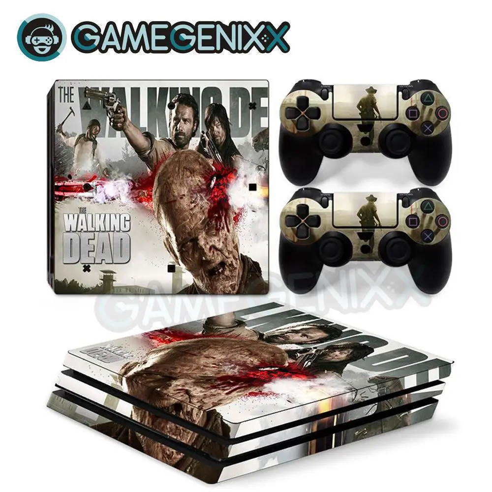 GAMEGENIXX Skin Sticker Vinyl Decal for PS4 Pro Console and 2 Controllers - The Walking Dead
GAMEGENIXX Skin Sticker Vinyl Decal for PS4 Pro Console and 2 Controllers - The Walking Dead