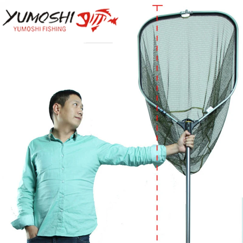 Vivid-worlD YUMOSHI 190cm Steel Fishing Net Retractable Telescoping Landing Net Pole Foldable Fishing Brail Folding Landing Net
Vivid-worlD YUMOSHI 190cm Steel Fishing Net Retractable Telescoping Landing Net Pole Foldable Fishing Brail Folding Landing Net