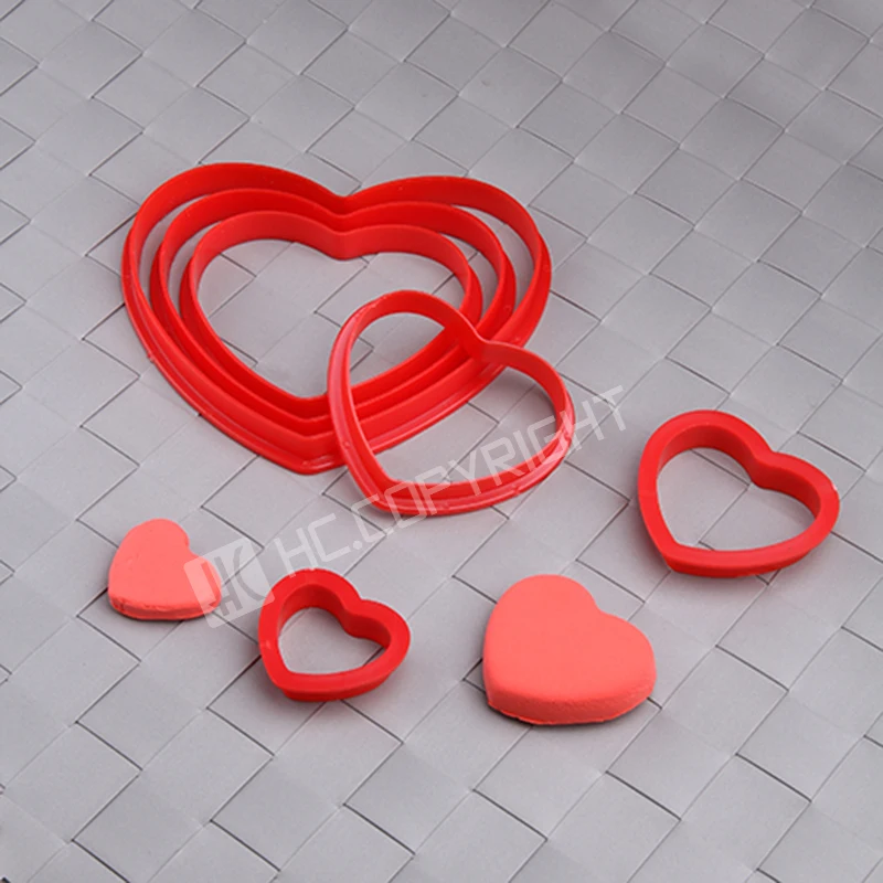 6pcs/set Heart shaped Fondant Sugarcraft Cookie Cutting Mold Decorating DIY Baking Kitchen Cooking Cake Cutter Mold Tools
6pcs/set Heart shaped Fondant Sugarcraft Cookie Cutting Mold Decorating DIY Baking Kitchen Cooking Cake Cutter Mold Tools