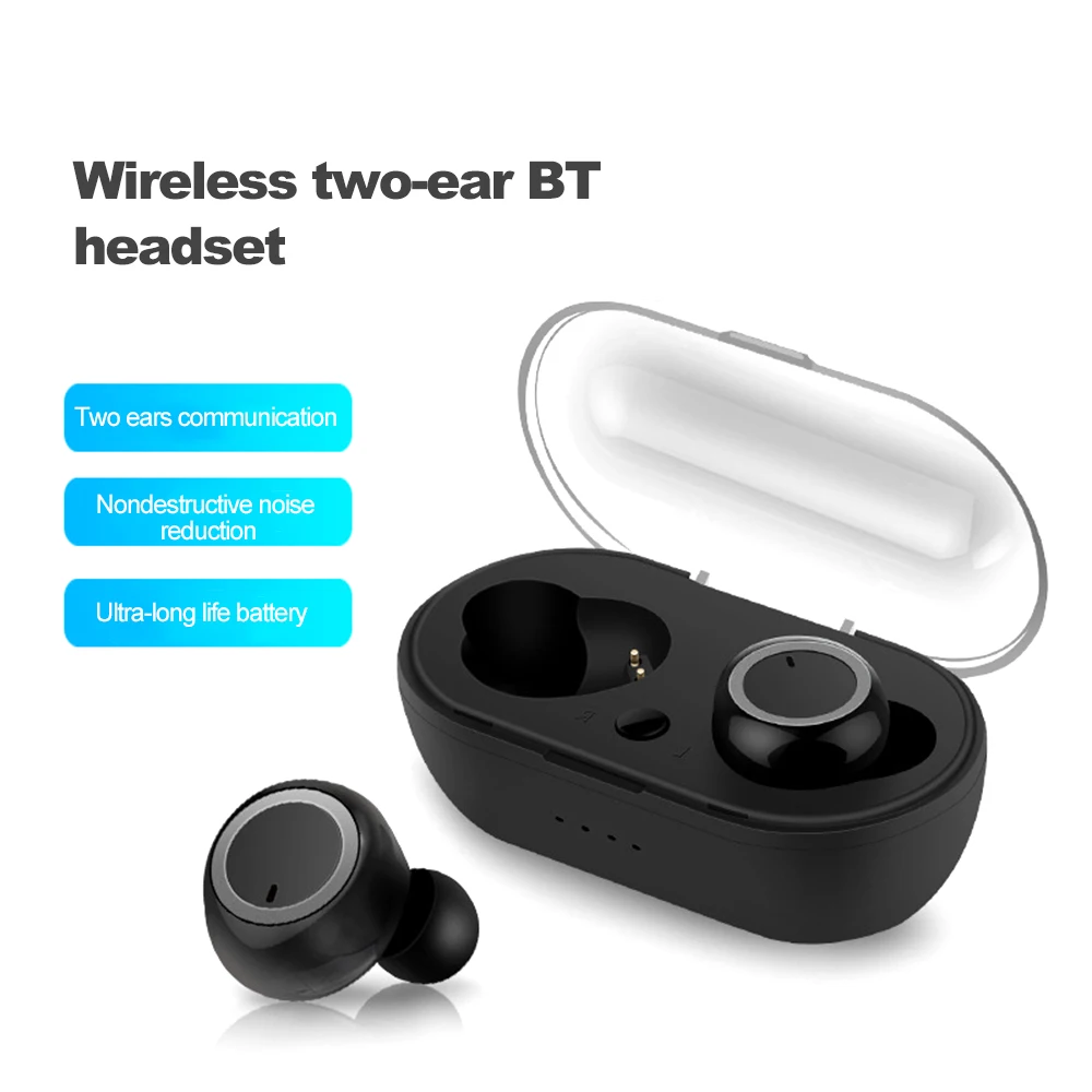 Wireless Earphones BT5.0 Auto Pairing earphone HIFI Sweatproof Sport Headset Stereo Noise Cancellation Audio earphones for phone
Wireless Earphones BT5.0 Auto Pairing earphone HIFI Sweatproof Sport Headset Stereo Noise Cancellation Audio earphones for phone