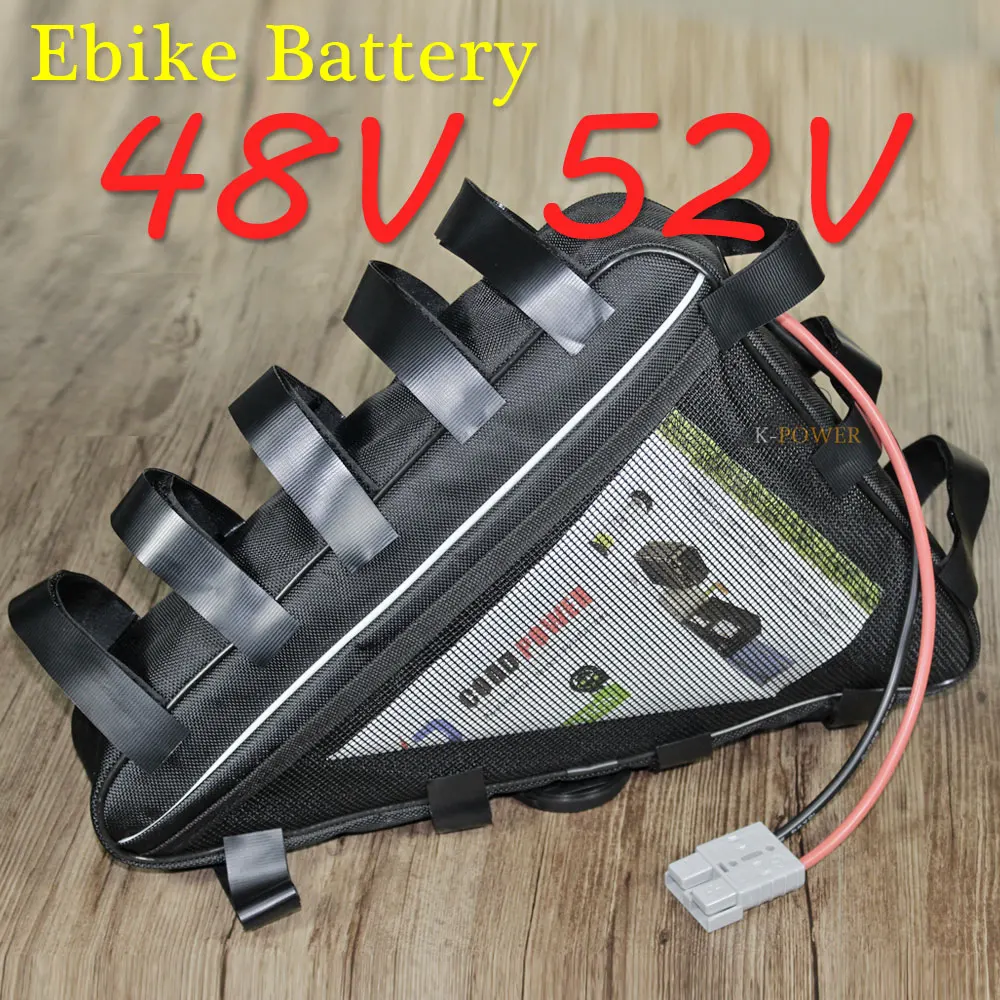 Ebike Battery 48V 20Ah 52V 20Ah Triangle Electric Bicycle Battery for 2000W 1000W 750W Bafang BBS03 BBSHD BBS02 Motor Free Duty
Ebike Battery 48V 20Ah 52V 20Ah Triangle Electric Bicycle Battery for 2000W 1000W 750W Bafang BBS03 BBSHD BBS02 Motor Free Duty