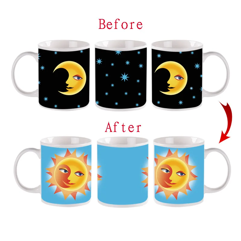 Creative Sun moon Magic Mug,ceramic Color Changing Cup Ceramic Discoloration Coffee Tea Milk Mugs Drinkware Novelty Gifts
Creative Sun moon Magic Mug,ceramic Color Changing Cup Ceramic Discoloration Coffee Tea Milk Mugs Drinkware Novelty Gifts
