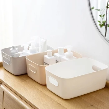 Plastic storage basket bathroom cosmetics storage basket finishing box kitchen desktop sundries snack storage
Plastic storage basket bathroom cosmetics storage basket finishing box kitchen desktop sundries snack storage