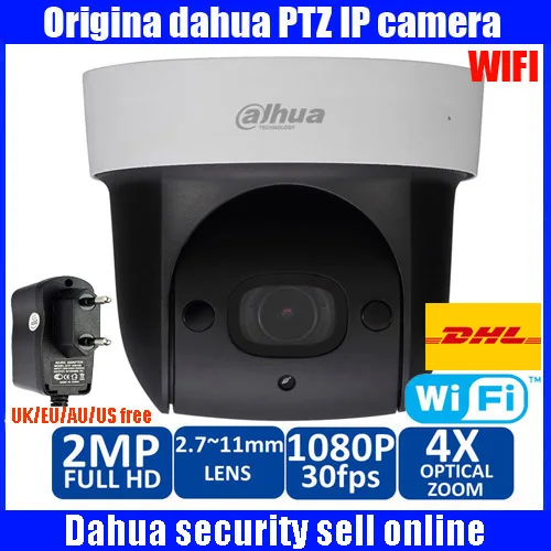 Dahua MINI wifi PTZ 4x optical zoom IR Distance up to 30m SD card memory recorder DH-SD29204S-GN-W SD29204S-GN-W PTZ dome camera
Dahua MINI wifi PTZ 4x optical zoom IR Distance up to 30m SD card memory recorder DH-SD29204S-GN-W SD29204S-GN-W PTZ dome camera