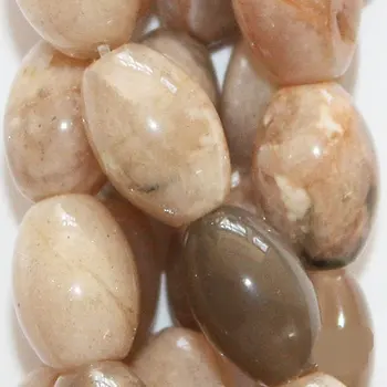 Genuine Peach Moonstone Beads - 12 x 8 mm Gemstone Beads - Full Strand 15 1/2", 33 beads, A-Quality
Genuine Peach Moonstone Beads - 12 x 8 mm Gemstone Beads - Full Strand 15 1/2", 33 beads, A-Quality