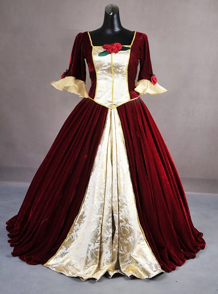 Custom-Made Dark Red Belle Princess Costume From Beauty And The Beast Belle Cosplay Costume For Women Free Shipping
Custom-Made Dark Red Belle Princess Costume From Beauty And The Beast Belle Cosplay Costume For Women Free Shipping