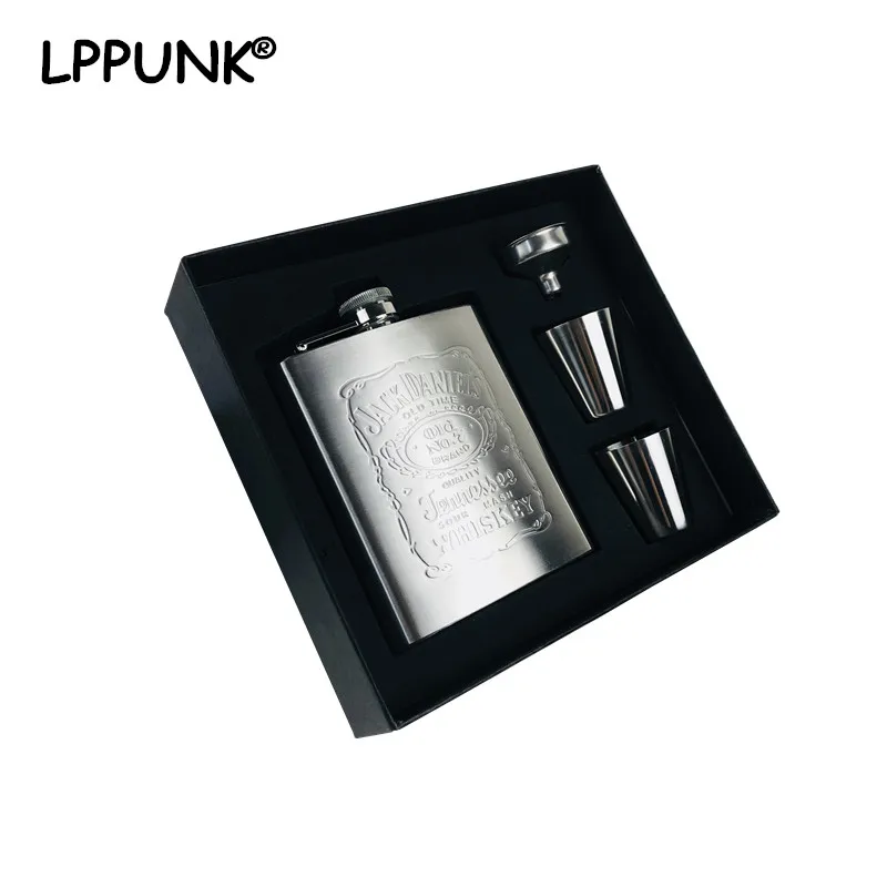 7oz whisky Imprint flagon cccp Stainless steel alcohol hip flask SET with gife box
7oz whisky Imprint flagon cccp Stainless steel alcohol hip flask SET with gife box