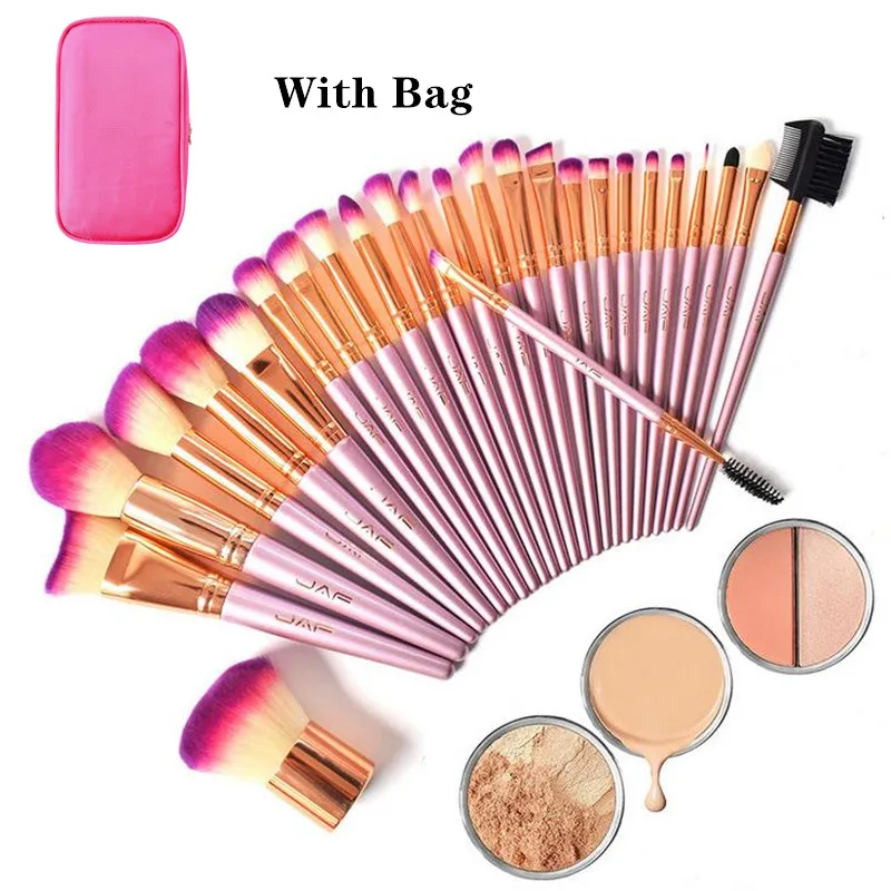 JAF Professional 26pcs Make Up Brushes With Bag Foundation Powder Eyeshaow Blush Face Make Up Brush Cosmetic Tool Kit 25#
JAF Professional 26pcs Make Up Brushes With Bag Foundation Powder Eyeshaow Blush Face Make Up Brush Cosmetic Tool Kit 25#