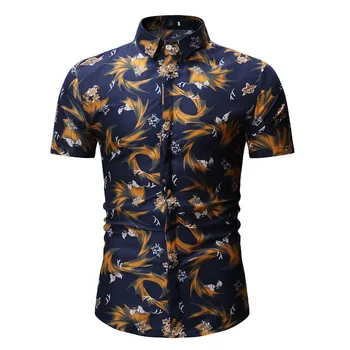 Men's Flower Casual Button Down Short Sleeve Hawaiian Shirt 2019 Brand New Summer Beach Floral Shirt Men Camisa Hawaiana Hombre
Men's Flower Casual Button Down Short Sleeve Hawaiian Shirt 2019 Brand New Summer Beach Floral Shirt Men Camisa Hawaiana Hombre