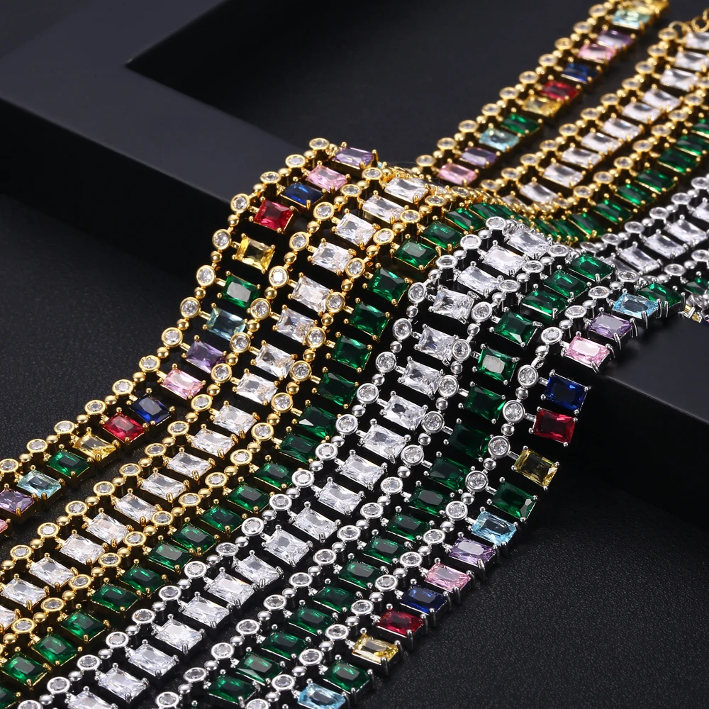 JANKELLY Popular AAA cubic zirconia Baguette pulling chain necklace for Women adjustable length trendy geometric necklaces
JANKELLY Popular AAA cubic zirconia Baguette pulling chain necklace for Women adjustable length trendy geometric necklaces