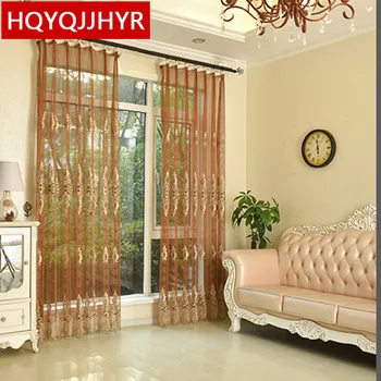 European luxury embroidered tulle curtains for Living Room sheer Voile curtains for Bedroom window tulle curtain Kitchen
European luxury embroidered tulle curtains for Living Room sheer Voile curtains for Bedroom window tulle curtain Kitchen