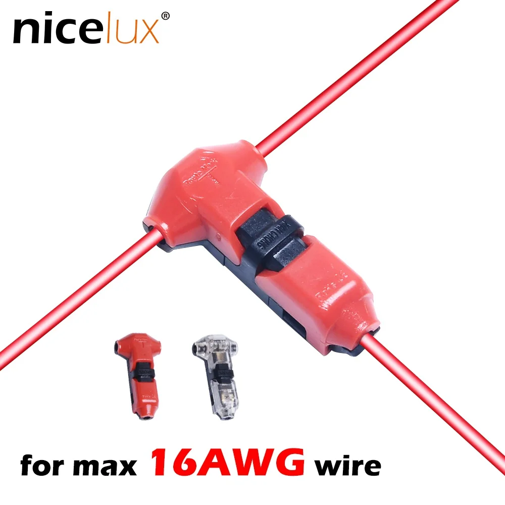 Electrical LED Wire Connector Terminals for 16AWG 18AWG No Stripped Wire Crimping Tips Cable Lugs Shoe Scotch Lock Quick Splice
Electrical LED Wire Connector Terminals for 16AWG 18AWG No Stripped Wire Crimping Tips Cable Lugs Shoe Scotch Lock Quick Splice