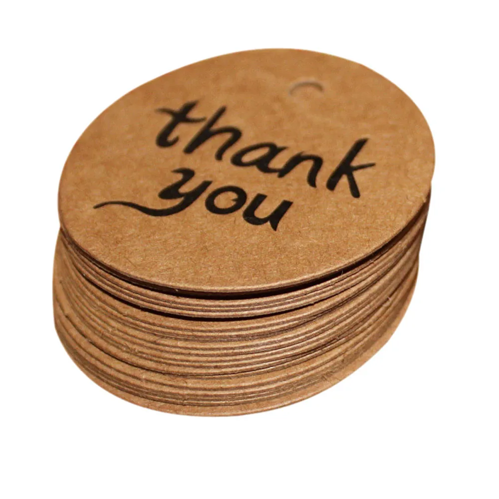 100Pcs Brown Kraft Paper Tags Scallop Head Label Luggage Wedding Note String DIY Blank Price Hang tag Kraft Gift Hang Tag
100Pcs Brown Kraft Paper Tags Scallop Head Label Luggage Wedding Note String DIY Blank Price Hang tag Kraft Gift Hang Tag
