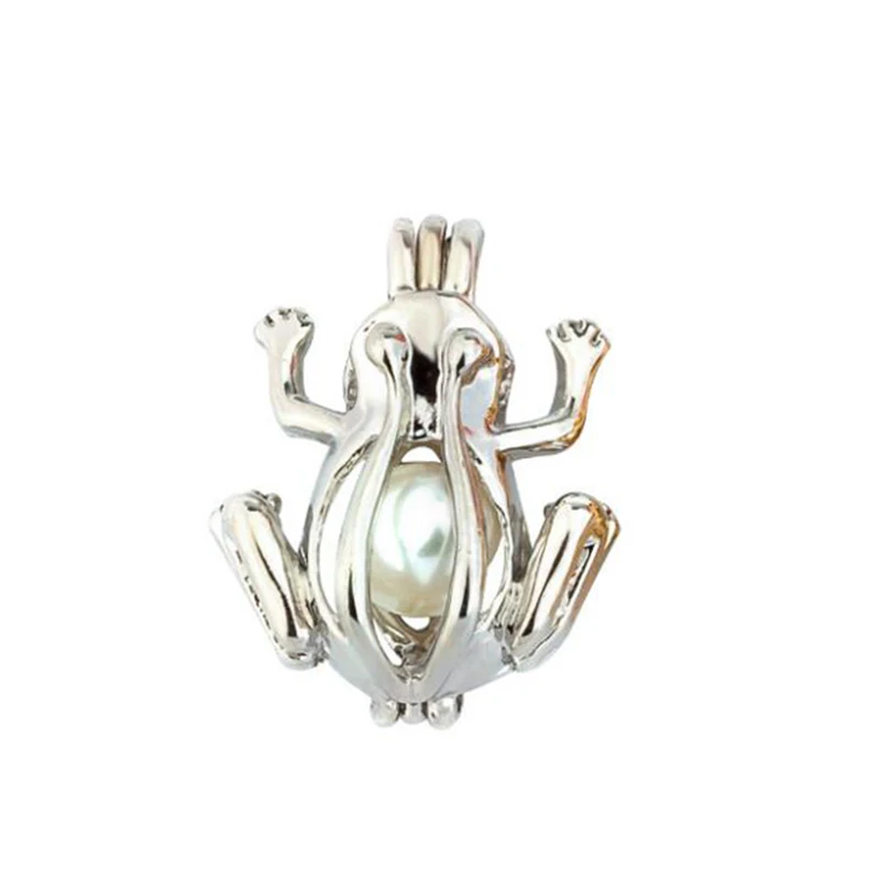 Pearl Cage Jewelry Findings Frog Locket Pendant Essential Oil Diffuser Locket For Oyster Pearl Women Men necklace chain
Pearl Cage Jewelry Findings Frog Locket Pendant Essential Oil Diffuser Locket For Oyster Pearl Women Men necklace chain