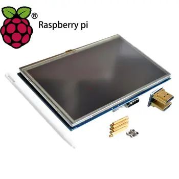 ! LCD module Pi TFT 5 inch Resistive Touch Screen LCD shield module HDMI interface for Raspberry Pi 3 A+/B+/2B
! LCD module Pi TFT 5 inch Resistive Touch Screen LCD shield module HDMI interface for Raspberry Pi 3 A+/B+/2B