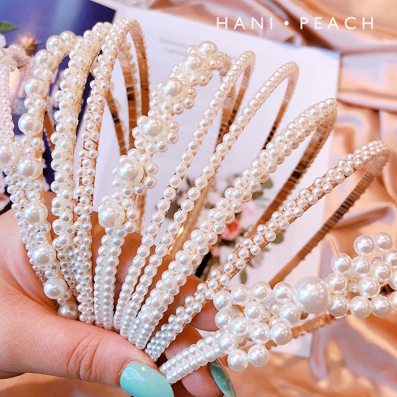 Elegant Crystal Full Pearl Hair Bands Headband Hair Accessories Ornaments Head Wear Hoop for Women Girls Children Birthday Gift
Elegant Crystal Full Pearl Hair Bands Headband Hair Accessories Ornaments Head Wear Hoop for Women Girls Children Birthday Gift