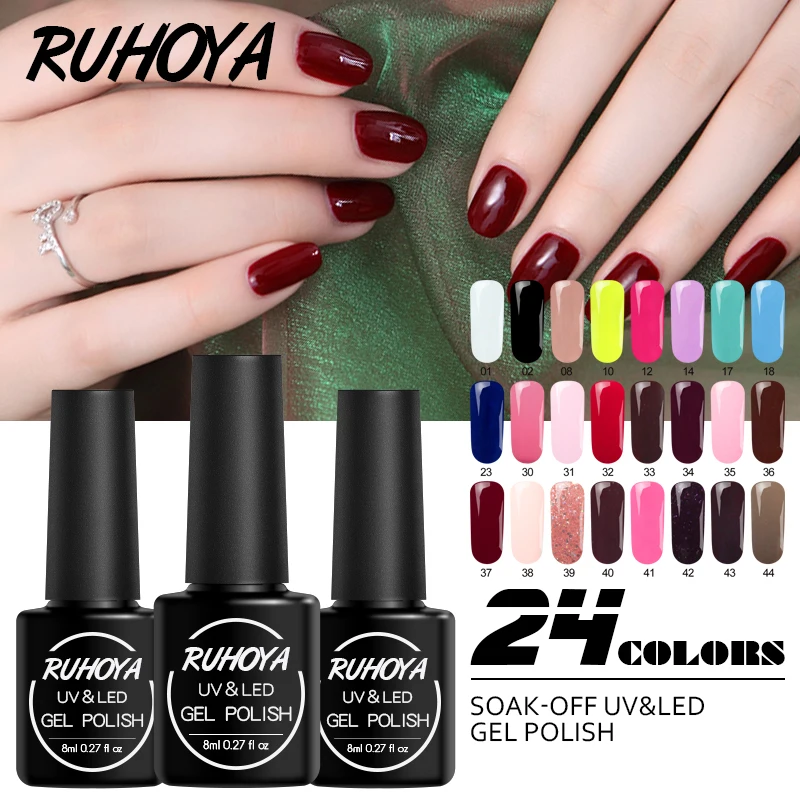 Ruhoya Nail Art Uv Color Gel Nail Polish Set Soak Off Gel Nail Polish Top Base Manicure Gel Lacquer Top Selling Product In 2019
Ruhoya Nail Art Uv Color Gel Nail Polish Set Soak Off Gel Nail Polish Top Base Manicure Gel Lacquer Top Selling Product In 2019