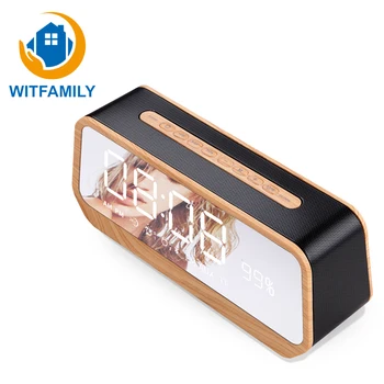 AUX TF Card Player FM Radio Wireless Bluetooth 4.2 Dual Stereo Speaker Digital Table LED Alarm Clock FM Radio Digital Clock
AUX TF Card Player FM Radio Wireless Bluetooth 4.2 Dual Stereo Speaker Digital Table LED Alarm Clock FM Radio Digital Clock