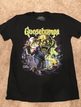 Fright Rags Goosebumps Haunted Mask T-shirt Summer Short Sleeve T Shirts Tops S~3Xl Big Size Cotton Tees Free Shipping
Fright Rags Goosebumps Haunted Mask T-shirt Summer Short Sleeve T Shirts Tops S~3Xl Big Size Cotton Tees Free Shipping