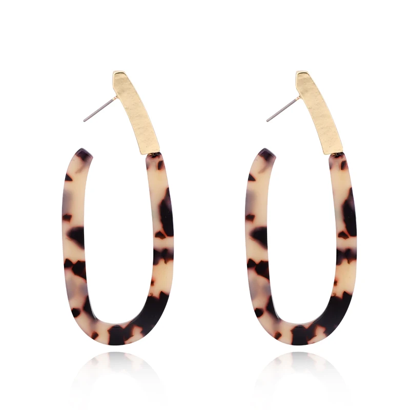 Dayoff Trendy European Leopard Geometric Circle Earings Acrylic Acetic Acid Circle Round Hoop Earrings for Women E460
Dayoff Trendy European Leopard Geometric Circle Earings Acrylic Acetic Acid Circle Round Hoop Earrings for Women E460