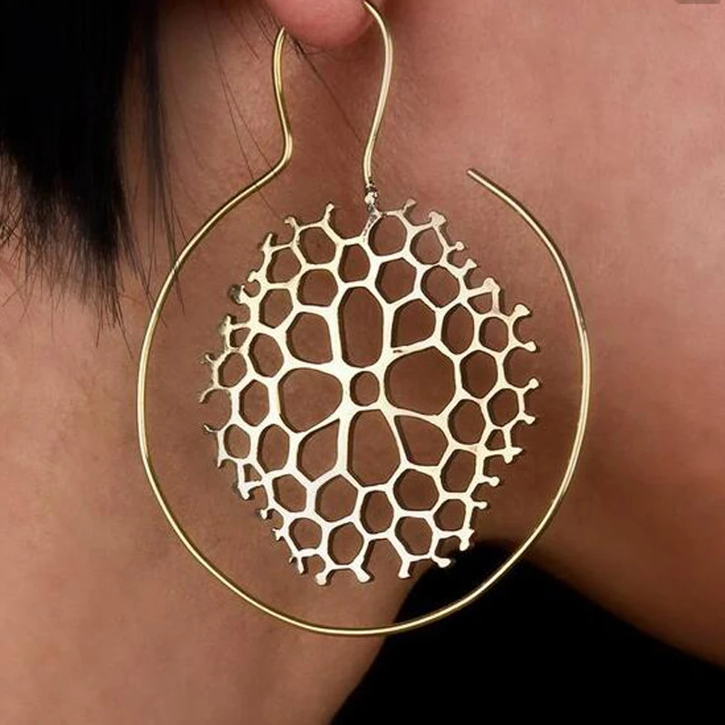 New Fashion Round Spiral Earrings for Women Girl Exaggerated Big Whirlpool Gear Earrings Wholesale Jewelry 3E637
New Fashion Round Spiral Earrings for Women Girl Exaggerated Big Whirlpool Gear Earrings Wholesale Jewelry 3E637