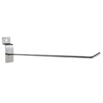 Cheapest 25 x Slatwall Single Hook Pin Shop Display Fitting Prong Hanger 200mm