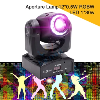 USA Stock 12*0.5W RGBW+30w Led Beam Pattern Effect Light Mini stage Light For Disco Wedding DJ Shows
USA Stock 12*0.5W RGBW+30w Led Beam Pattern Effect Light Mini stage Light For Disco Wedding DJ Shows