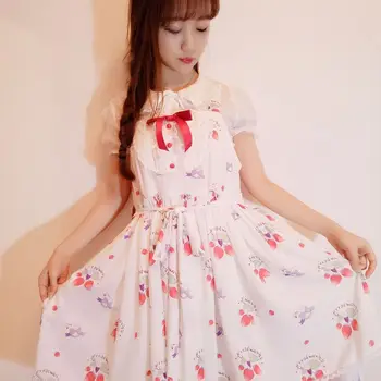 Free shipping 2019 new strawberry meow - spring/summer cat printing JSK straps princess dress lolita chiffon dress
Free shipping 2019 new strawberry meow - spring/summer cat printing JSK straps princess dress lolita chiffon dress