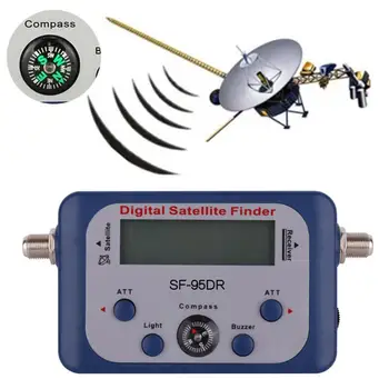 Digital Satellite Finder SF-95DR Meter Satlink Receptor TV Signal Receiver Sat Decoder DVB-T2 Satfinder DIRECTV DISH COMPASS FTA
Digital Satellite Finder SF-95DR Meter Satlink Receptor TV Signal Receiver Sat Decoder DVB-T2 Satfinder DIRECTV DISH COMPASS FTA