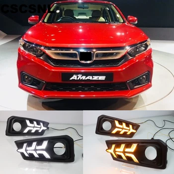 CSCSNL 2PCS 12V Car LED DRL Lamp LED Daytime Running Light Daylight For Honda Amaze 2018 2019 With Turn Yellow Signal Function
CSCSNL 2PCS 12V Car LED DRL Lamp LED Daytime Running Light Daylight For Honda Amaze 2018 2019 With Turn Yellow Signal Function