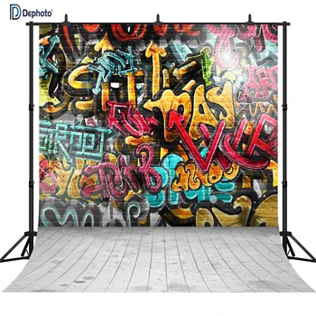 DePhoto Graffiti Hip-hop Party Theme Wooden Floor Seamless Vinyl Photography Backdrop Photo Background Studio Prop PGT015
DePhoto Graffiti Hip-hop Party Theme Wooden Floor Seamless Vinyl Photography Backdrop Photo Background Studio Prop PGT015