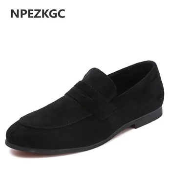 NPEZKGC High Quality Slip on Men Shoes Leather Loafers for Man Casual Breathable Men Flat Shoes Big Size 38-48
NPEZKGC High Quality Slip on Men Shoes Leather Loafers for Man Casual Breathable Men Flat Shoes Big Size 38-48