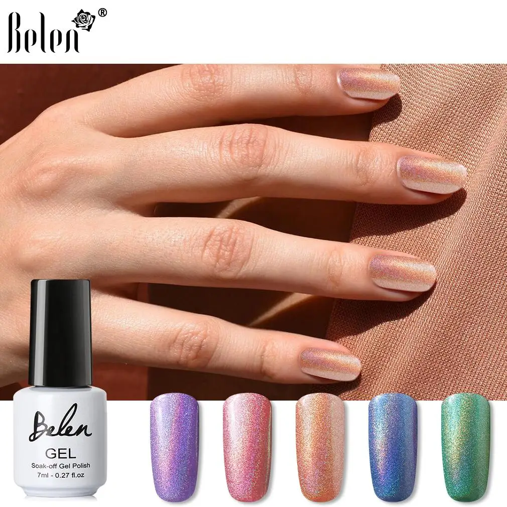 Belen 7ml UV Gel Nail Polish Rainbow Glitter LED Lamp Nail Polish Hybrid Varnish Soak Off Hybrid Stamping Enamel Painting Gellak
Belen 7ml UV Gel Nail Polish Rainbow Glitter LED Lamp Nail Polish Hybrid Varnish Soak Off Hybrid Stamping Enamel Painting Gellak