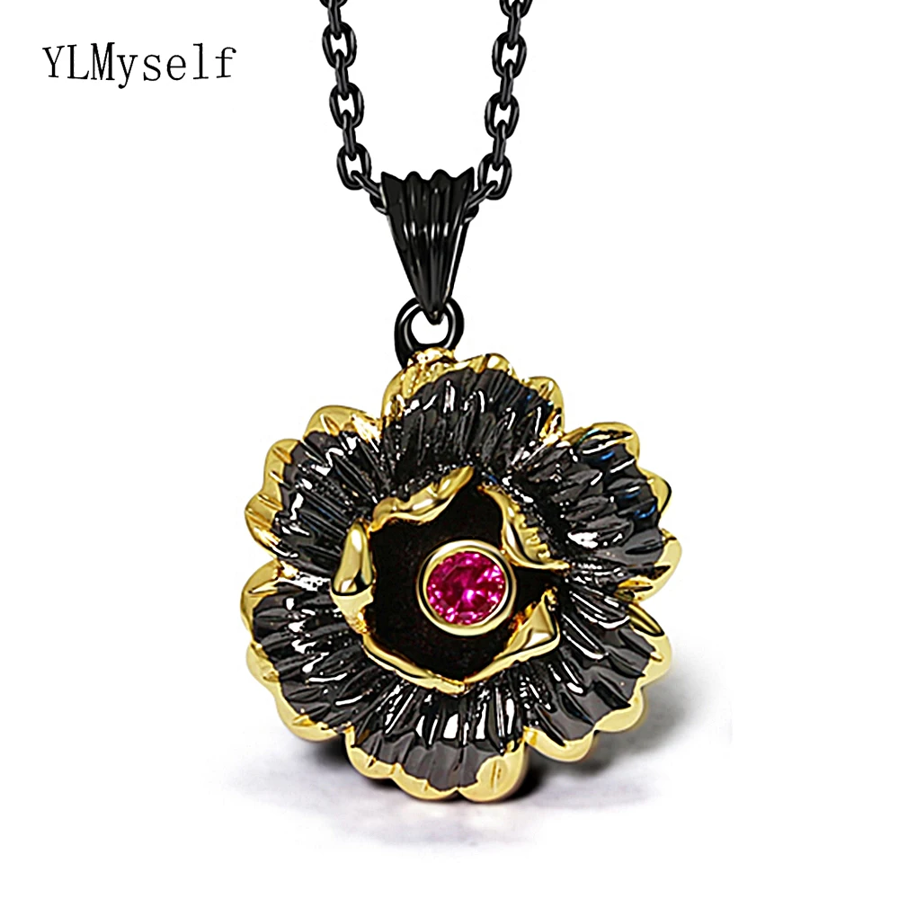 Beautiful flower chain pendant for women black accessories quickly ship charm suspension Red crystal nice necklace jewelry
Beautiful flower chain pendant for women black accessories quickly ship charm suspension Red crystal nice necklace jewelry