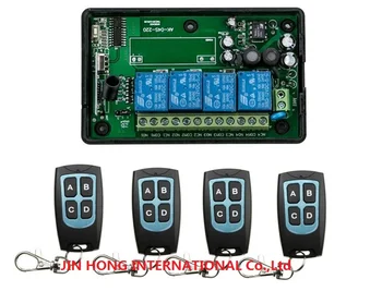 AC85--260V 4CH RF Wireless Remote Control System / Radio Switch remote switch Learning code receiver Motor and pump
AC85--260V 4CH RF Wireless Remote Control System / Radio Switch remote switch Learning code receiver Motor and pump